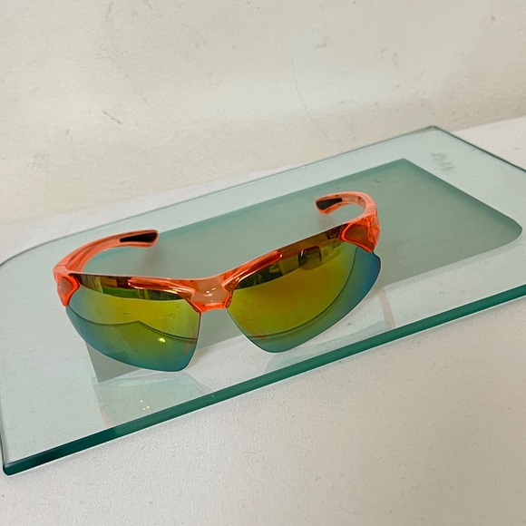 Foster Grant NS0917 Jose ORG MRF FMR Mirror Sporty Sunglasses. Orange - Picture 5 of 9